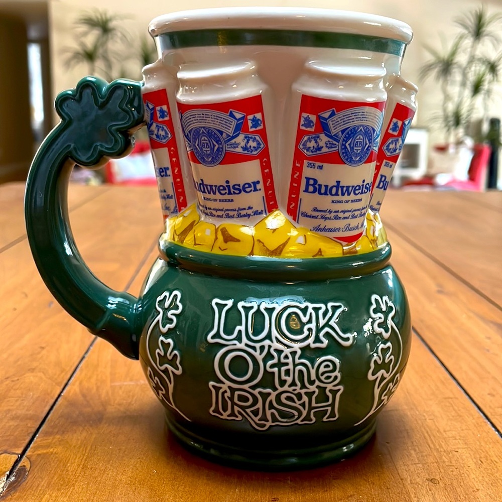 Anheuser-Busch 1993 Budweiser “Luck o' the Irish" St. Patrick's Day Stein
